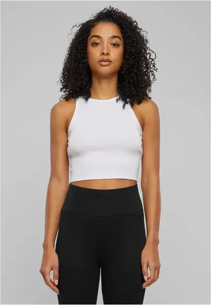 Women's cropped top - 2 packs white/white