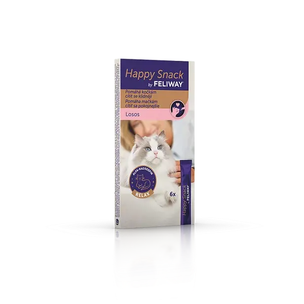 FELIWAY Happy snack s lososem 6 kusů
