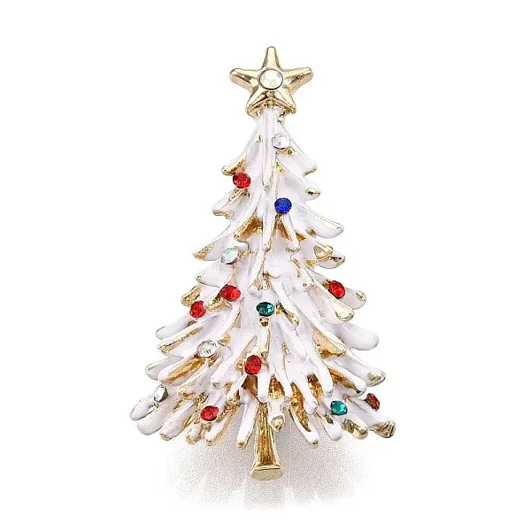 Christmas Tree with Star Enamel Pins