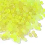 Frosted Transparent Glass Beads