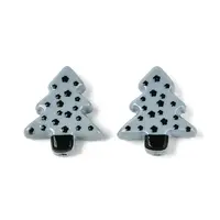 Christmas Printed Opaque Resin Beads