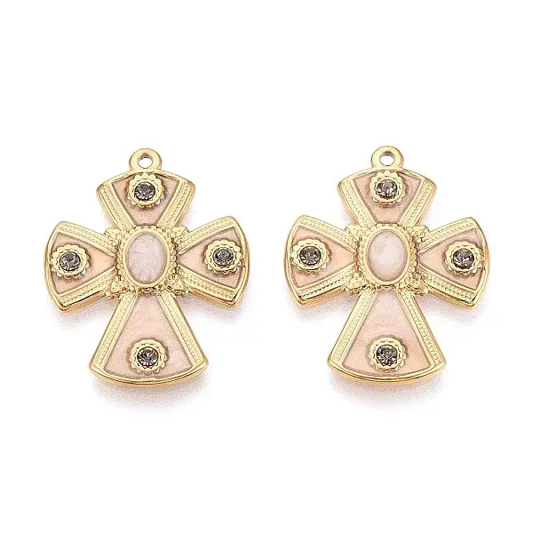 304 Stainless Steel with Enamel Pendants