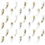 30Pcs Opaque Resin Pendants