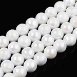 Electroplate Opaque Glass Beads Strands