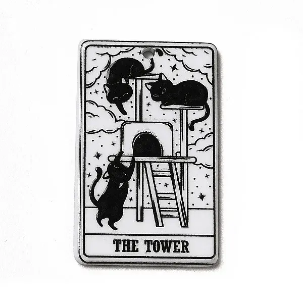 Tarot Theme Printed Acrylic Pendants