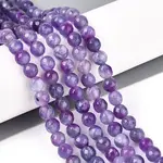 Dyed Natural White Jade Beads Strands