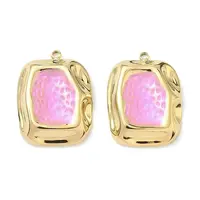 Spray Painted 304 Stainless Steel Pendants