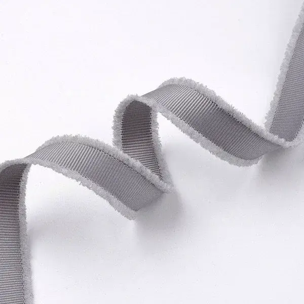 Polyester Frayed Grosgrain Ribbons