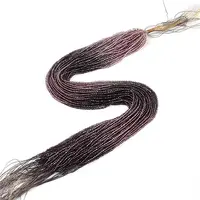 Transparent Gradient Color Glass Beads Strands