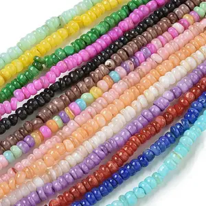 Dyed Natural Freshwater Shell Beads Strands