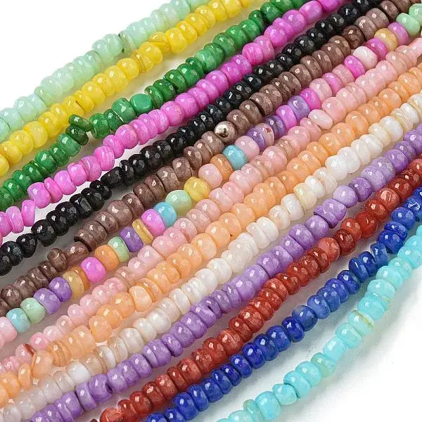 Dyed Natural Freshwater Shell Beads Strands
