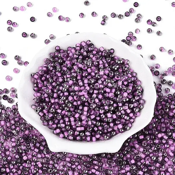 Transparent Inside Colours Glass Seed Beads