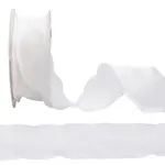 10 Yards Polyester Ruffled Ribbon for Sewing Decoration