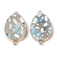 Synthetic Imperial Jasper Links connectors