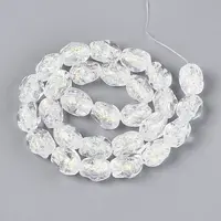 Handmade Foil Glass Beads Strands