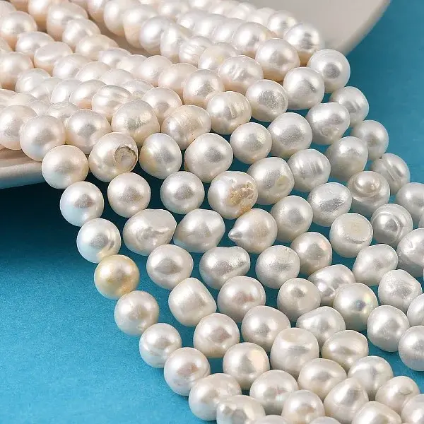 Natural Cultured Freshwater Pearl Beads Strands