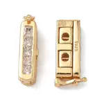 925 Sterling Silver Cubic Zirconia Twister Clasps