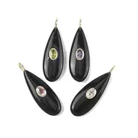 Natural Obsidian Pendants