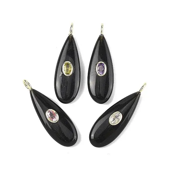 Natural Obsidian Pendants