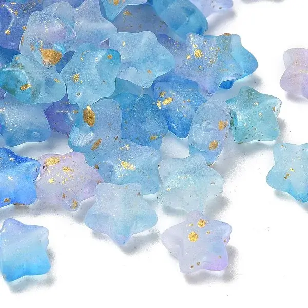 Gradient Color Transparent Acrylic Beads