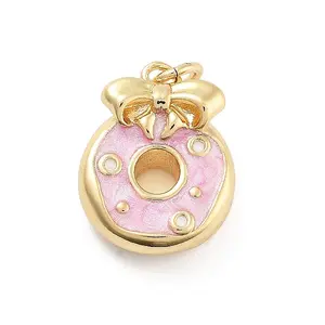 Rack Plating Brass Enamel Pendants