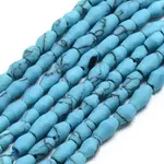Dyed Synthetic Turquoise Beads Strands