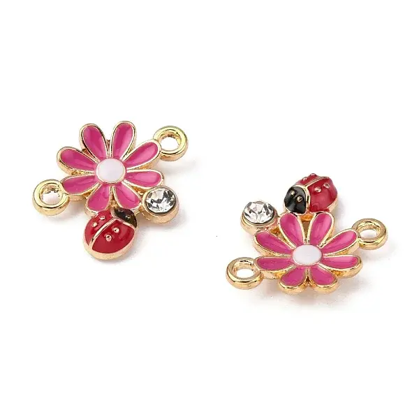 Zinc Alloy Enamel Connector Charms