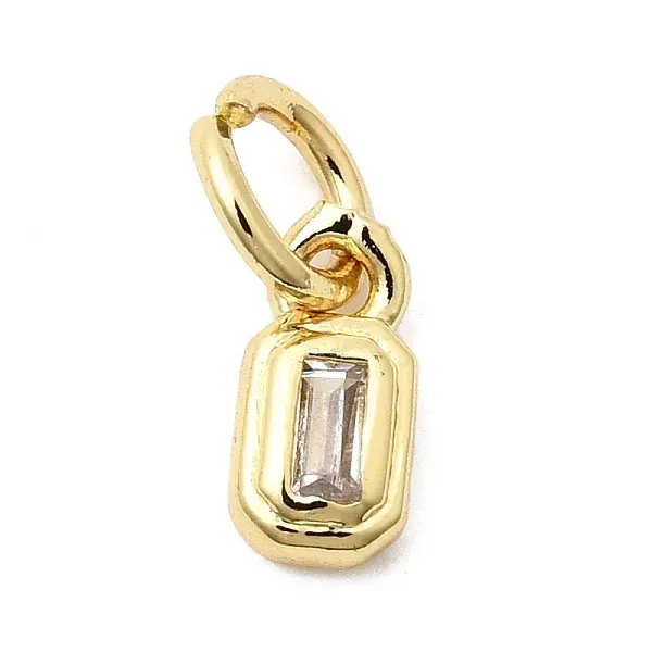 Brass Cubic Zirconia Charms