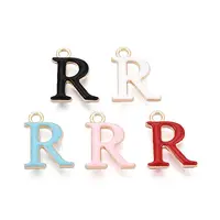 Rack Plating Alloy Enamel Pendants