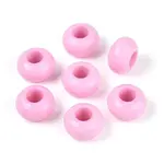 Opaque Acrylic European Beads