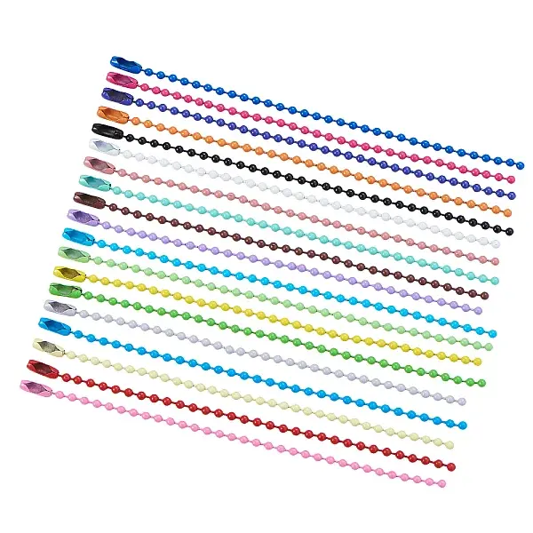 Eco-Friendly Iron Ball Chains with Connectors