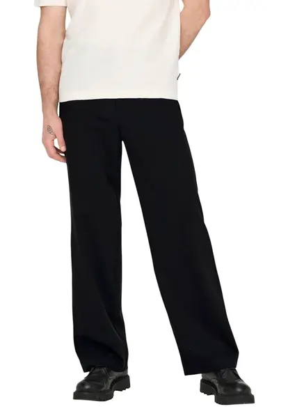 Černé kalhoty Only &amp; Sons