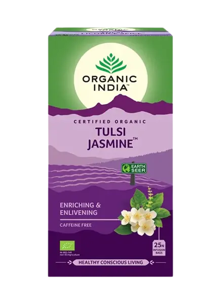 ORGANIC INDIA Tulsi jazmín BIO vrecúška 25 ks