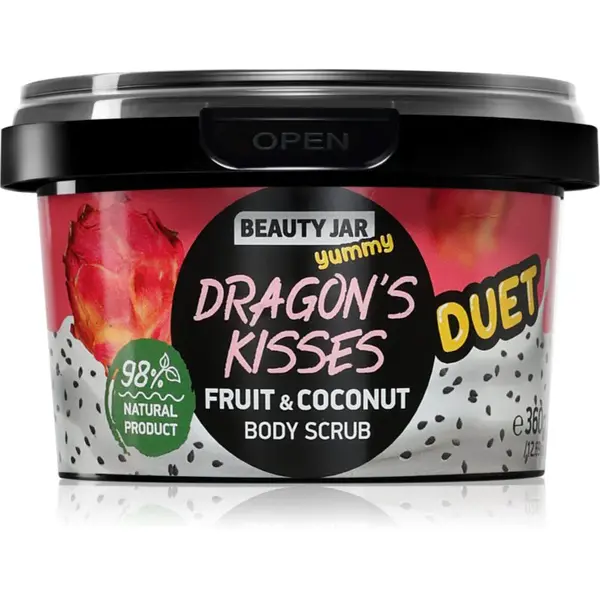 Beauty Jar Yummy Dragon's Kisses telový peeling 360 g