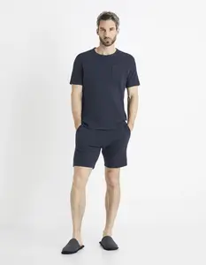 Tmavomodré pánske pyžamo Celio Digaufre