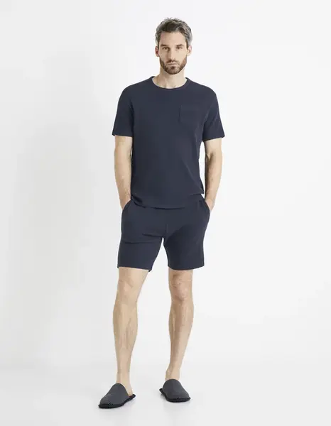 Tmavomodré pánske pyžamo Celio Digaufre