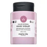 Maria Nila Colour Refresh vyživující maska s barevnými pigmenty pro vlasy s fialovými odstíny Vivid Violet 100 ml