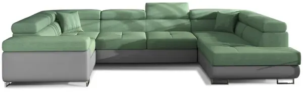 Rozkládací sedací souprava do u letto - zelená - cover 70 - levá