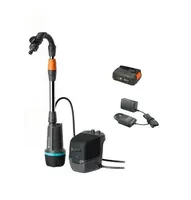 Gardena - 18V AKU čerpadlo do sudu 2600 Comfort, 1x aku 2,5 Ah, nabíječka 14604-20