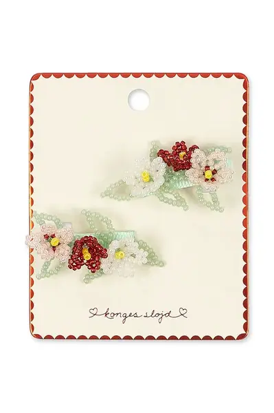 Dětské sponky Konges Sløjd 2 PACK FLOWER FIELD HAIR CLIPS 2-pack
