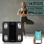 Chytrá osobní váha inSPORTline Syncale 20 černá