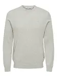 Only & Sons Sveter 'ONSLoui'  svetlosivá