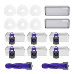 Accessories Pack Compatible for Narwal Freo Z Ultra ( 6Pcs Dust Bags+6Pcs Mop Pads+2Pcs Dust Bin Filter+2Pcs Roller Brushes)
