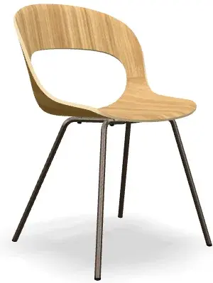 LD SEATING Konferenční židle LOTUS, LT-01-H-2N7, bronzová podnož