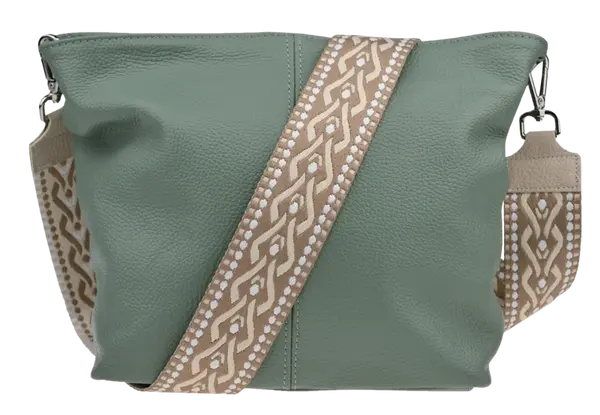 NovaKabelka.cz Prisca Khaki s přídavným popruhem II