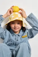 Dětský oboustranný bavlněný klobouk Liewood Amelia Reversible Sun Hat