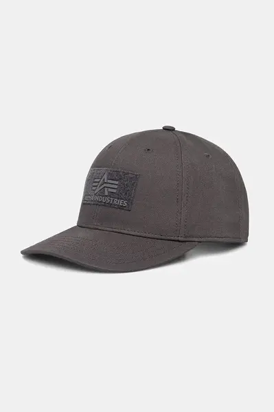 Bavlněná baseballová čepice Alpha Industries Velcro Cap