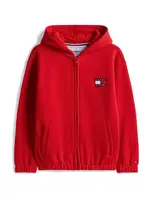 TOMMY HILFIGER Tepláková bunda 'Heritage'  námornícka modrá / červená / biela