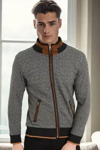 Pánská mikina s rybím vzorem