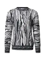 Carlo Colucci Sveter 'Fanti'  sivá / čierna / biela